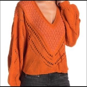 Free People V-Neck Sweater